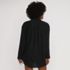 Women's Cotton Gauze Button Down Swim Cover-up Shirt Dress, Back