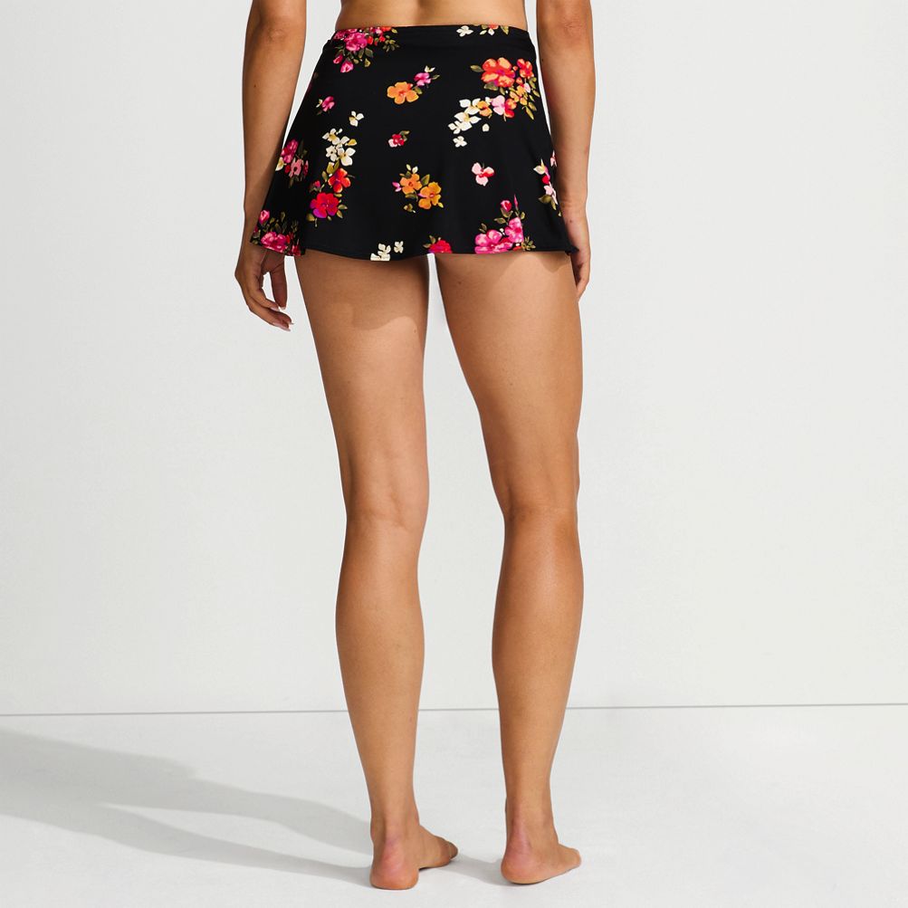 Women s Targeted Control High Waisted Mini Swim Skirt Swim Bottoms Lands End