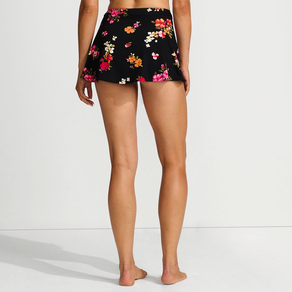 Women s Targeted Control High Waisted Mini Swim Skirt Swim Bottoms Lands End