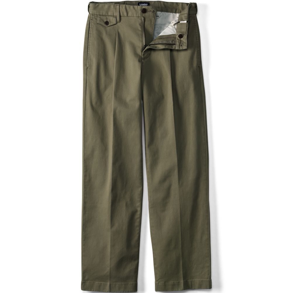 Men's Knockabout Comfort Waist Relaxed Fit Pleated Front Chino