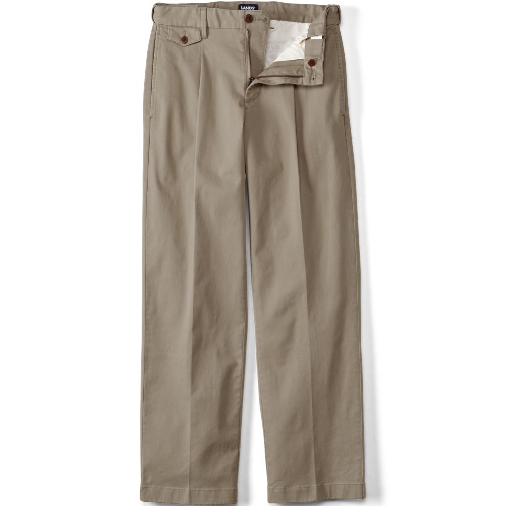 Men's Knockabout Comfort Waist Relaxed Fit Pleated Front Chino