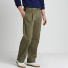 Men's Comfort Waist Relaxed Fit Pleated Knockabout Chino Pants