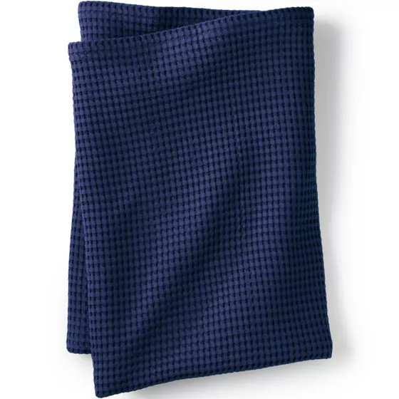 Organic Cotton Waffle Bed Blanket - primary