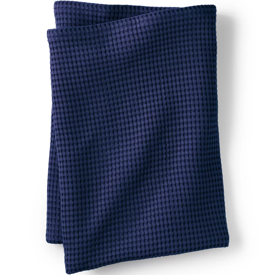 Organic Cotton Waffle Bed Blanket view 1