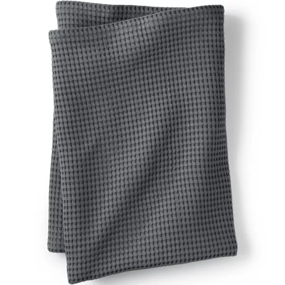 Organic Cotton Waffle Bed Blanket - primary