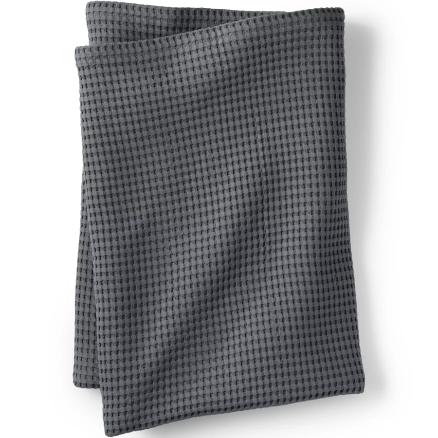 Organic Cotton Waffle Bed Blanket