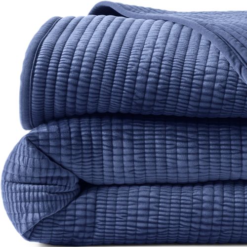 Textured Velvet Quilt and Sham - image 5