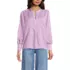 Women's Satin Popover Shirt, Front