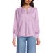 Women's Satin Popover Shirt, Front