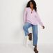 Women's Satin Popover Shirt, alternative image