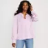 Women's Satin Popover Shirt, Front