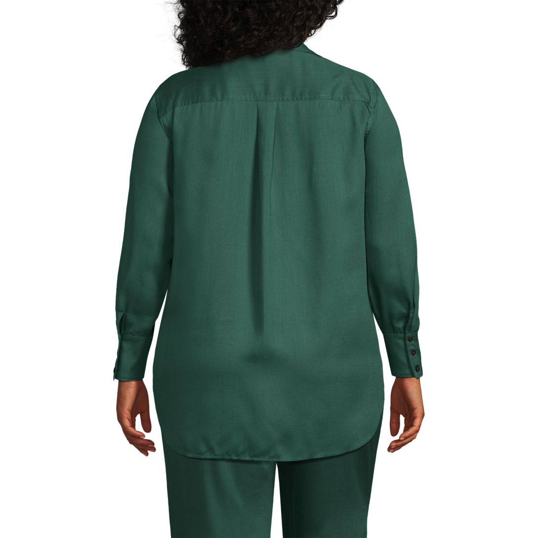 Women's Twill TENCEL™ Fiber Popover Shirt