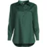 Women's Petite Twill TENCEL™ Fiber Popover Shirt, Front