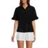 Women's Eyelet Ruffle Sleeve Blouse, Front