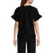 Women's TENCEL™ Fiber Ruffle Blouse, Back