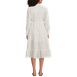 Women's Long Sleeve Button Front Cypress Eyelet Dress, Back