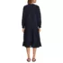 Women's Long Sleeve Button Front Cypress Eyelet Dress, Back