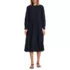 Women's Long Sleeve Button Front Cypress Eyelet Dress, Front