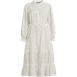 Women's Long Sleeve Button Front Cypress Eyelet Dress, Front