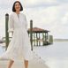 Women's Long Sleeve Button Front Cypress Eyelet Dress, alternative image