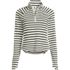 Women's Cooling Quarter Zip Long Sleeve Mock Neck UPF 50 Sun Protection Rash Guard, Front