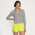 Women's Cooling Quarter Zip Long Sleeve Mock Neck UPF 50 Sun Protection Rash Guard, Front
