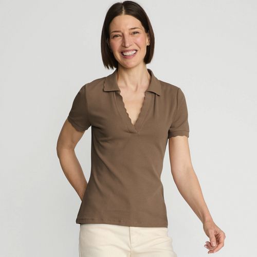 Women s Petite Size Polo Shirts Lands End