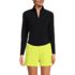 Women's Cooling Quarter Zip Long Sleeve Mock Neck UPF 50 Sun Protection Rash Guard, alternative image
