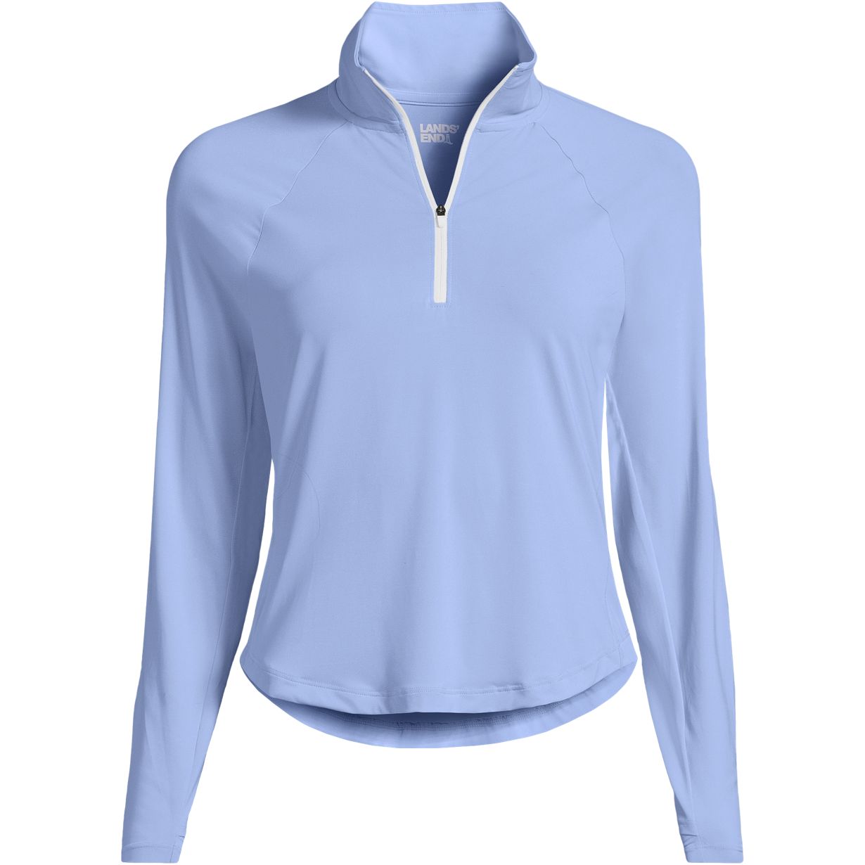 Women's Cooling Quarter Zip Long Sleeve Mock Neck UPF 50 Sun Protection Rash Guard