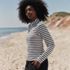 Women's Cooling Zip Front Long Sleeve Mock Neck UPF 50 Sun Protection Rash Guard, alternative image