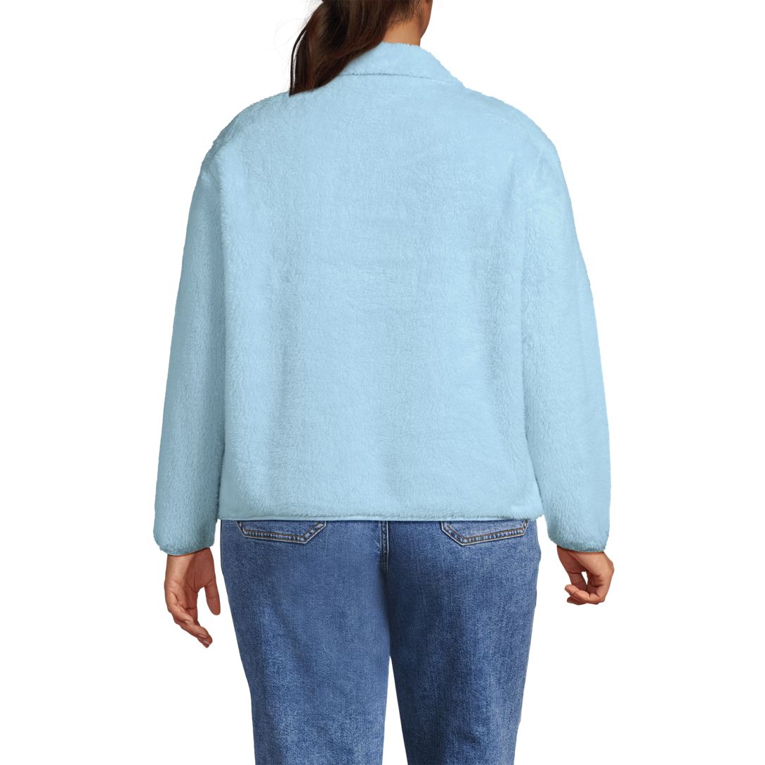 Women's Half Zip Cozy Sherpa Fleece Pullover