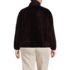 Women's Plus Size Half Zip Cozy Sherpa Fleece Pullover, Back