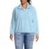 Women's Plus Size Half Zip Cozy Sherpa Fleece Pullover, Front