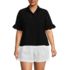 Women's Plus Size Eyelet Ruffle Sleeve Blouse, Front