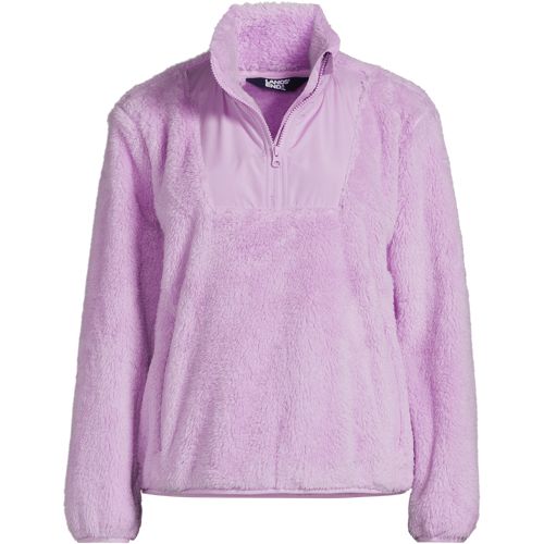 Women's Half Zip Cozy Sherpa Fleece Pullover