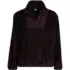 Women's Plus Size Half Zip Cozy Sherpa Fleece Pullover, Front