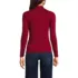 Women's Drapey Rib Skimming Long Sleeve Mock Neck , Back