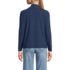 Women's Drapey Rib Skimming Long Sleeve Mock Neck , Back