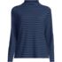 Women's Drapey Rib Skimming Long Sleeve Mock Neck , Front