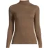 Women's Plus Size Drapey Rib Skimming Mock Neck , Front