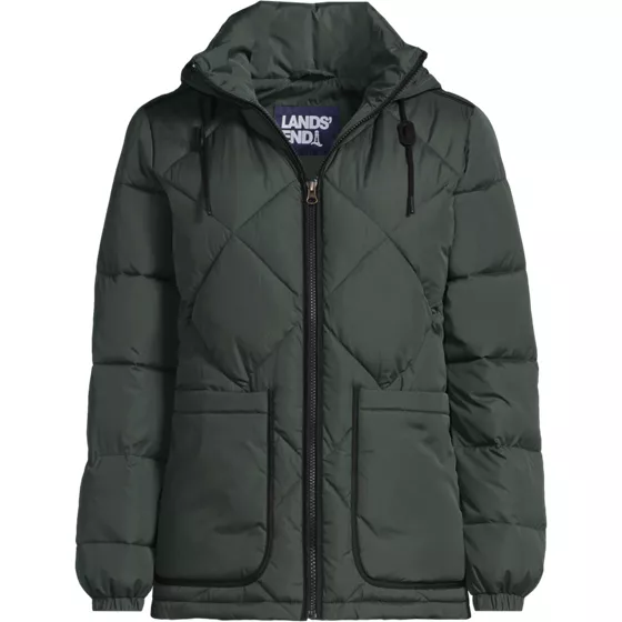 Women's Plus Size FeatherFree Insulated Diamond Quilted Jacket - primary