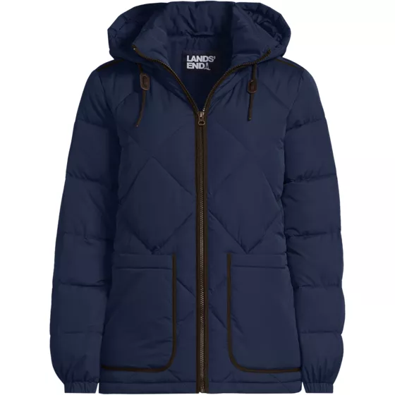 Women's Petite FeatherFree Insulated Diamond Quilted Jacket - primary