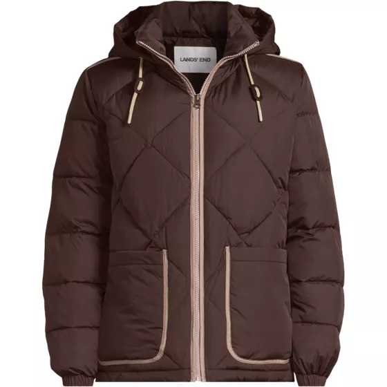 Women's Plus Size FeatherFree Insulated Diamond Quilted Jacket - primary