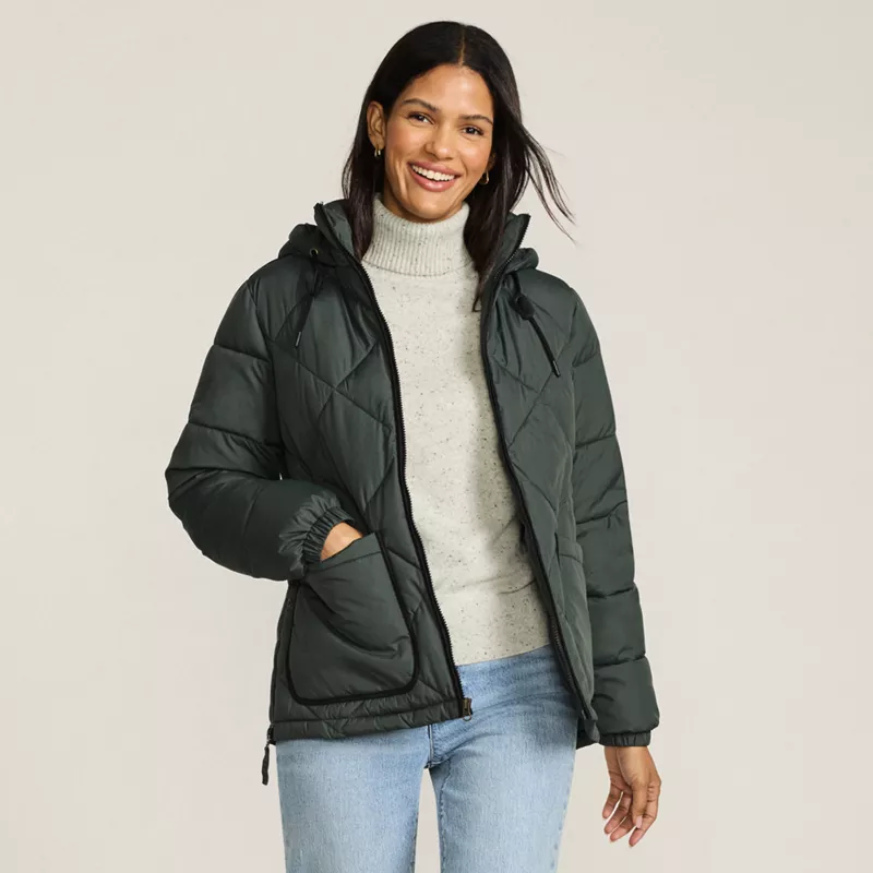 Women's FeatherFree Insulated Diamond Quilted Jacket, alternative image