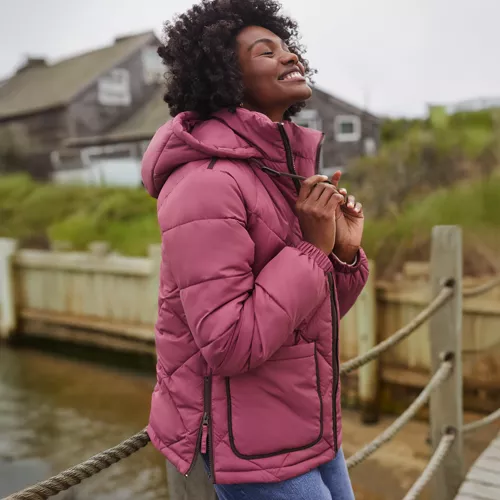 Women's FeatherFree Insulated Diamond Quilted Jacket, alternative image