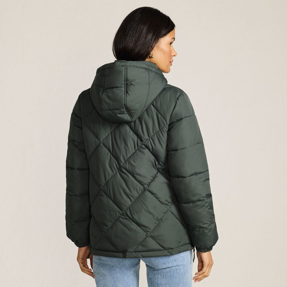 Women's FeatherFree Insulated Diamond Quilted Jacket | Lands' End