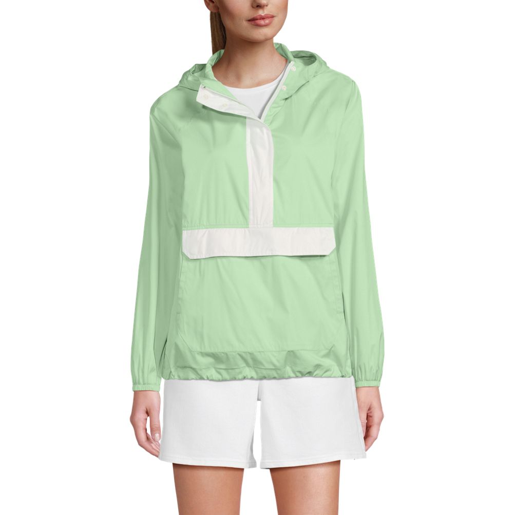 Women's Packable Anorak Windbreaker | Lands' End