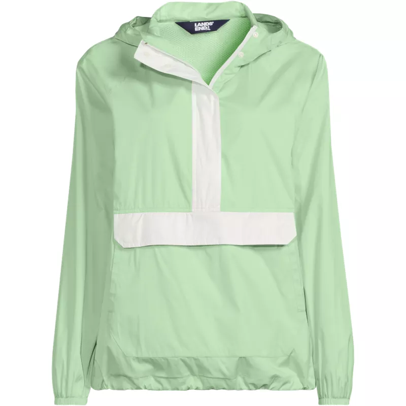 Women's Packable Anorak Windbreaker, Front