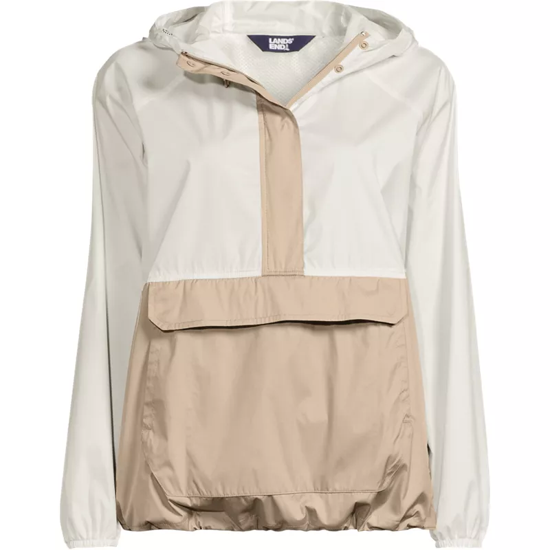 Women's Packable Anorak Windbreaker, Front
