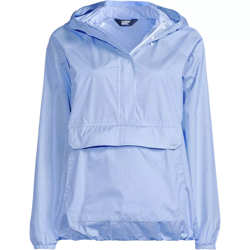 Women's Packable Anorak Windbreaker, Front
